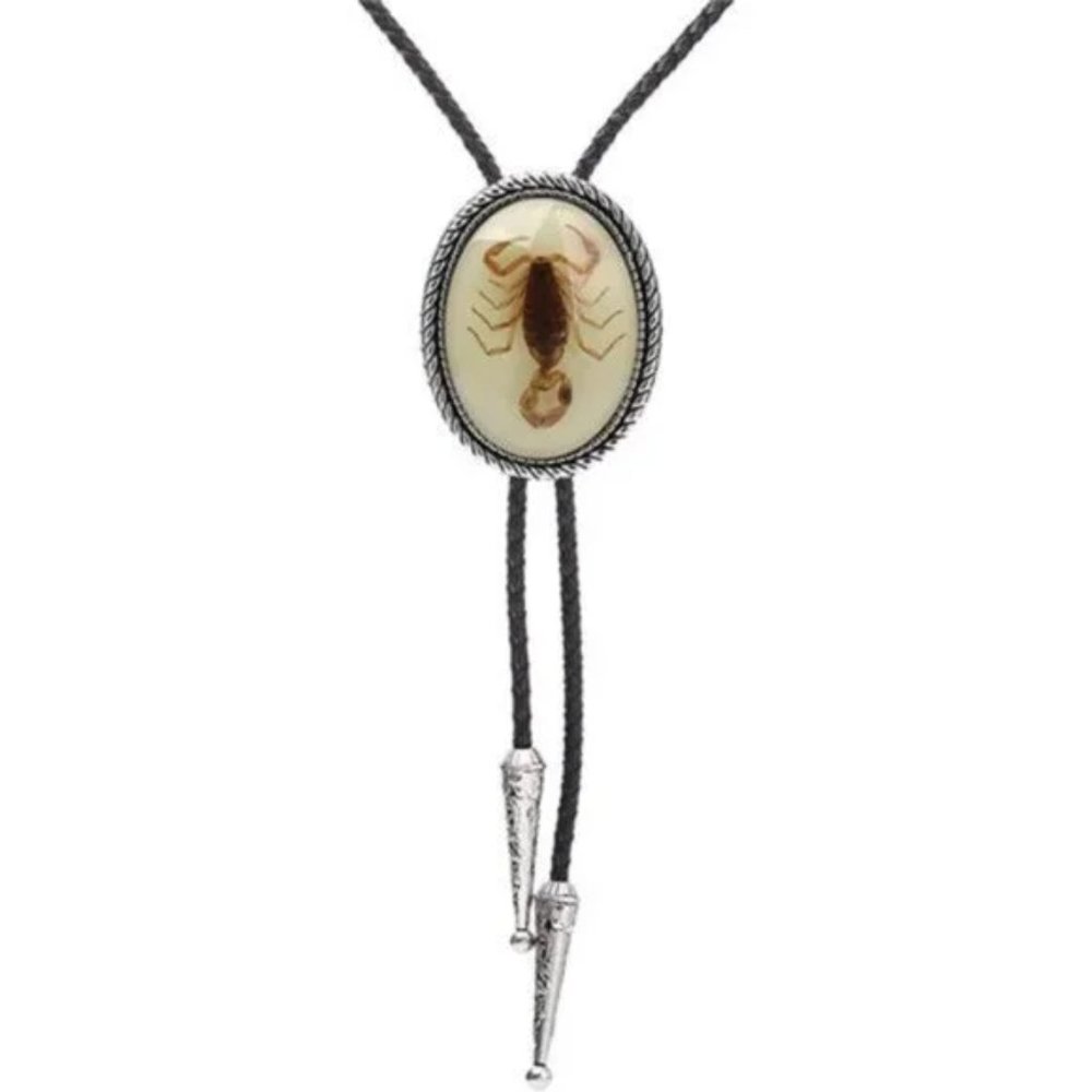 New Handmade Round Shape Western Cowboy Bolo Tie Luminous